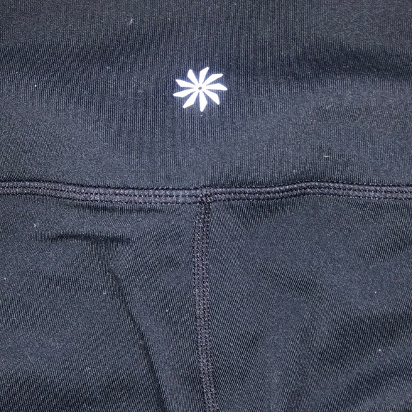 LIKE NEW ATHLETA CROPPED BLACK LEGGINGS SIZE SMALL - Picture 5 of 7